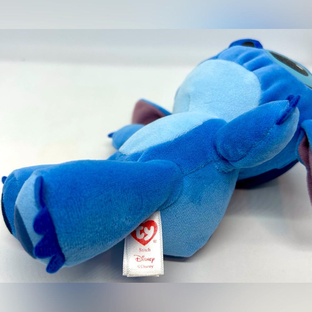 TY Disney Stitch Sparkle Beanie Baby Plush - Picture 4 of 4